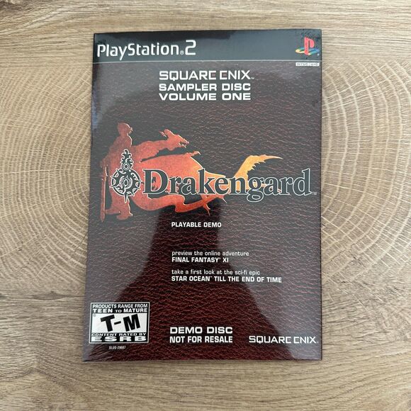 Drakengard Playable Demo Factory Sealed Sampler Disc (PlayStation 2, 2003) - New